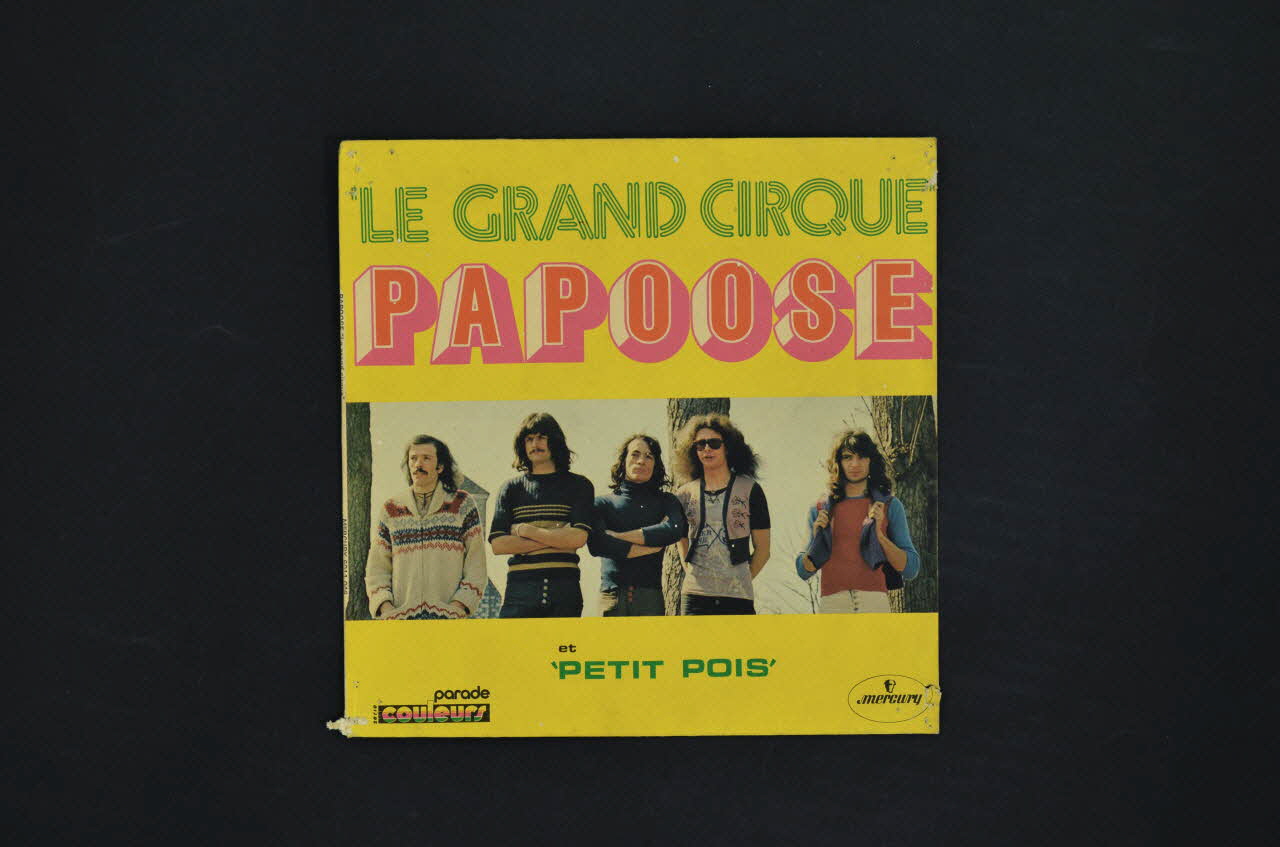 Papoose ; Mercury pochette de disque Petit pois France 1972 2001.69.16.1234 Photo Mucem