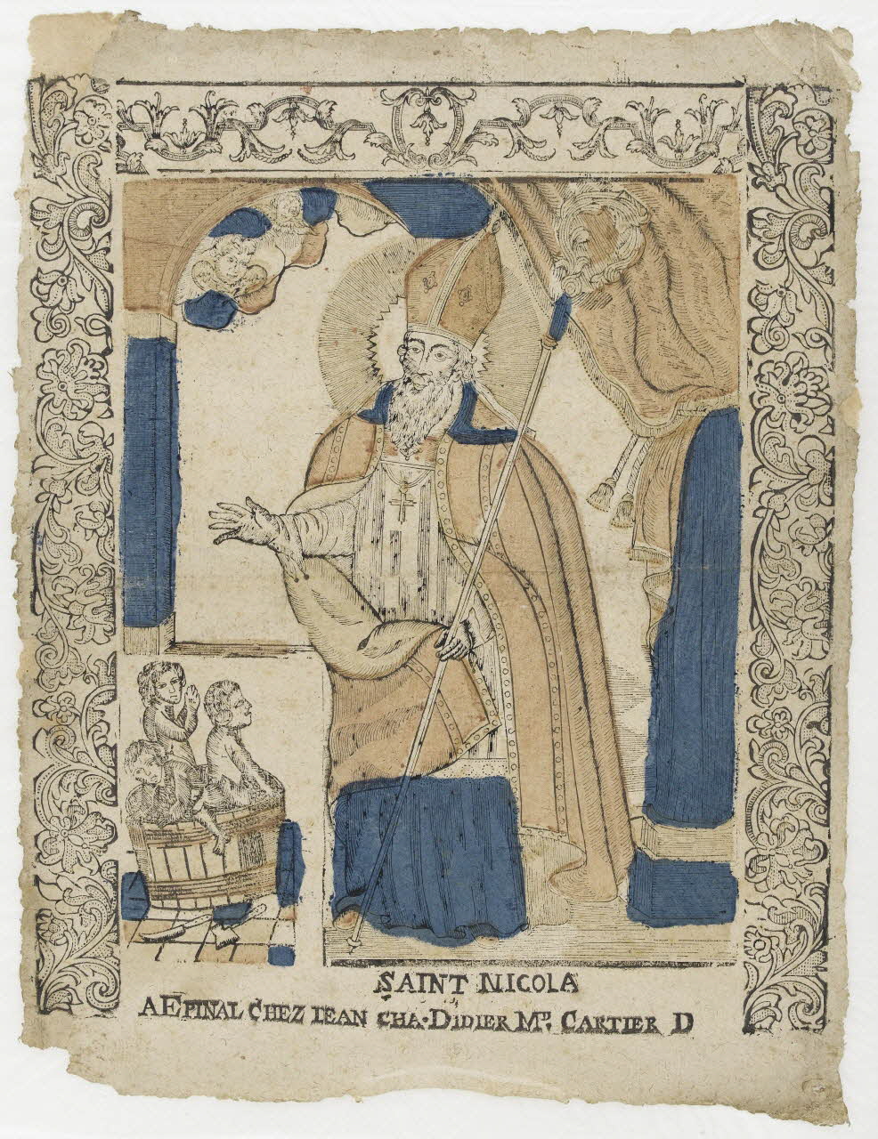 imagerie ancienne SAINT NICOLA 1946.122.6 Photo PHOTO RMN - THIERRY LE MAGE