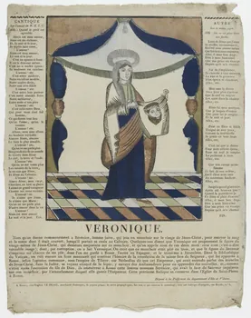 Eugénie Le Dilais imagerie ancienne VERONIQUE. Bretagne, France 1812-1823 1950.21.595 Photo PHOTO RMN - THIERRY LE MAGE