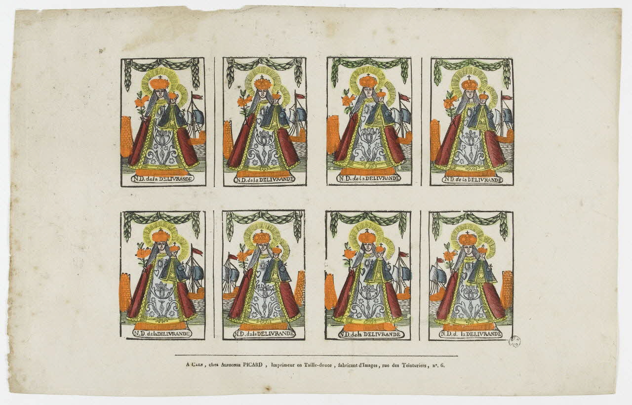 imagerie ancienne N.D. de la DELIVRANDE 1965.75.80 Photo PHOTO RMN - THIERRY LE MAGE