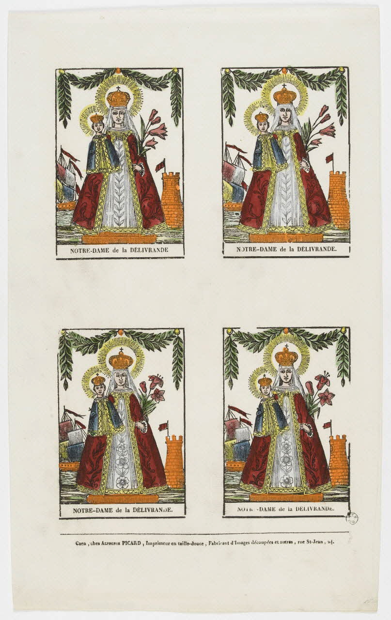 imagerie ancienne NOTRE-DAME DE LA DELIVRANDE 1965.75.81 Photo PHOTO RMN - THIERRY LE MAGE