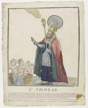 Pierre Vincent Roiné ; Dumoutier imagerie ancienne ST. NICOLAS. Nantes 1817-1820 1985.59.6 Photo PHOTO RMN - THIERRY LE MAGE