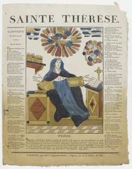 Lucien-Côme Diot imagerie ancienne SAINTE THERESE. Beauvais 1823-1826 1995.14.23 Photo PHOTO RMN - THIERRY LE MAGE