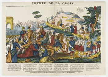 Adrien N. Dembour estampe CHEMIN DE LA CROIX. Metz 1835-1840 1947.22.53 Photo PHOTO RMN - THIERRY LE MAGE