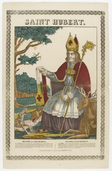 Dembour et Gangel estampe SAINT HUBERT. Lorraine, France 1840-1852 1950.21.426 Photo PHOTO RMN - THIERRY LE MAGE