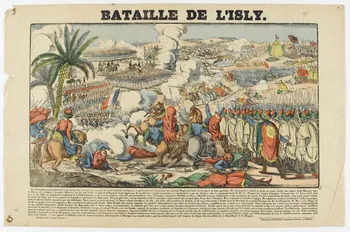 Jean-Baptiste Vanson ; Pellerin estampe BATAILLE DE L'ISLY. Lorraine, France 1844-1859 1950.21.527 Photo RMN-Grand Palais (Mucem) / Thierry Le Mage