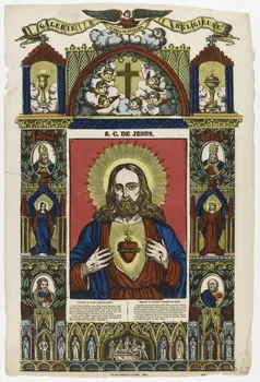 Charles Nicolas Gangel estampe GALERIE RELIGIEUSE GLORIA IN EXCELSIS  S. C. DE JESUS. Metz 1852-1858 1950.39.483 Photo PHOTO RMN - THIERRY LE MAGE