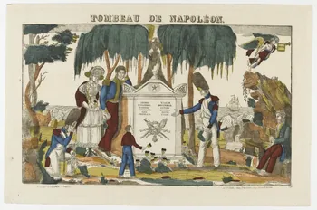 François Georgin ; Pellerin imagerie ancienne TOMBEAU DE NAPOLEON. Lorraine, France 1832-1836 1951.72.21 Photo PHOTO RMN - THIERRY LE MAGE
