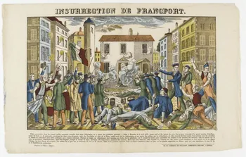 François Georgin ; Pellerin imagerie ancienne INSURRECTION DE FRANCFORT. Lorraine, France 1833-1836 1951.72.24  Photo PHOTO RMN - THIERRY LE MAGE