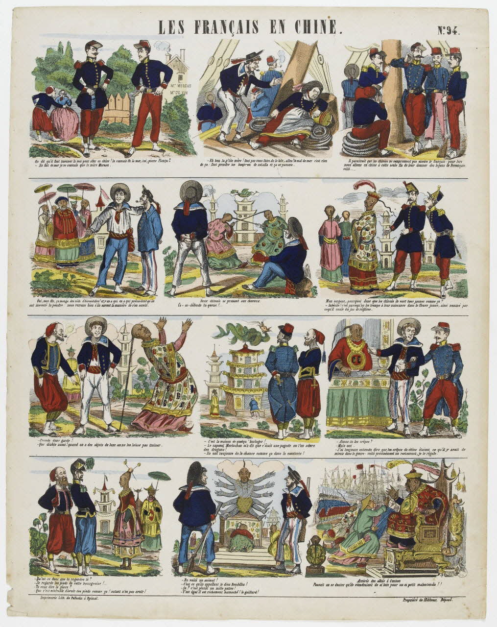 à registres (4) LES FRANCAIS EN CHINE. 1953.86.1045 Photo PHOTO RMN - THIERRY LE MAGE