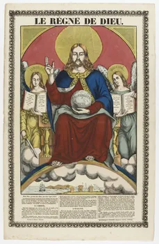 Pellerin estampe LE REGNE DE DIEU. Lorraine, France 1838 1953.86.11  Photo PHOTO RMN - THIERRY LE MAGE