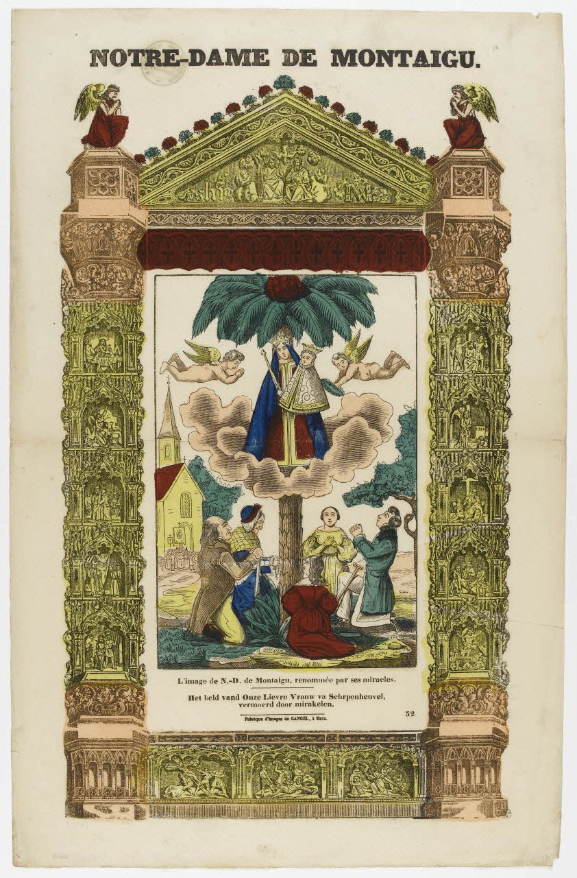Charles Nicolas Gangel estampe NOTRE-DAME DE MONTAIGU. Metz 1852-1858 1953.86.138 Photo PHOTO RMN - THIERRY LE MAGE