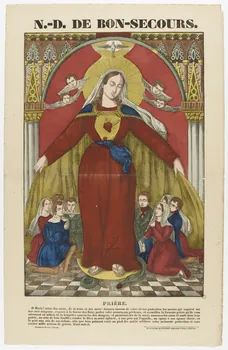 Pellerin estampe N.-D. DE BON-SECOURS. Lorraine, France 1840 1953.86.171 Photo PHOTO RMN - THIERRY LE MAGE