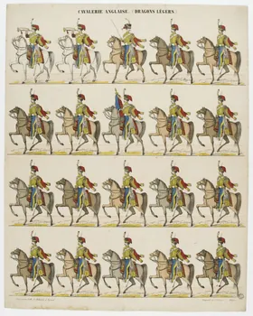 estampe CAVALERIE ANGLAISE.(DRAGONS LEGERS.) 1953.86.2424  Photo PHOTO RMN - THIERRY LE MAGE