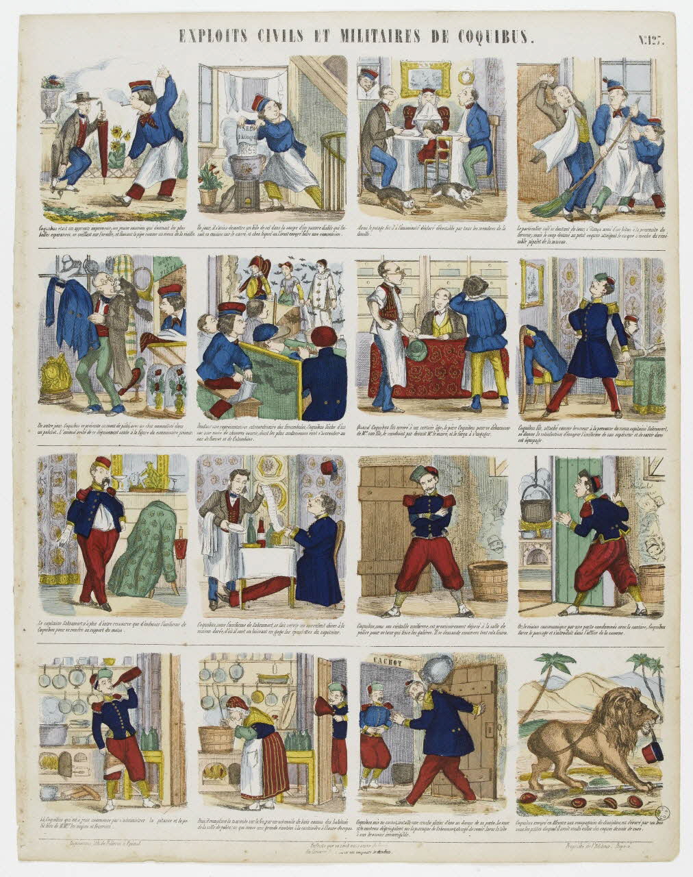 à registres (4) EXPLOITS CIVILS ET MILITAIRES DE COQUIBUS. 1953.86.3693 Photo PHOTO RMN - THIERRY LE MAGE