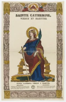 Jean-Baptiste Thiébault ; Dembour Adrien (graveur, imprimeur, libraire ; Pierre Paul Rubens estampe SAINTE CATHERINE,  VIERGE ET MARTYRE. Metz 1840-1852 1977.23.43 Photo PHOTO RMN - THIERRY LE MAGE