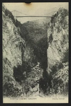 carte postale PONT DE L'ABIME GRUFFY 4P1533  Photo