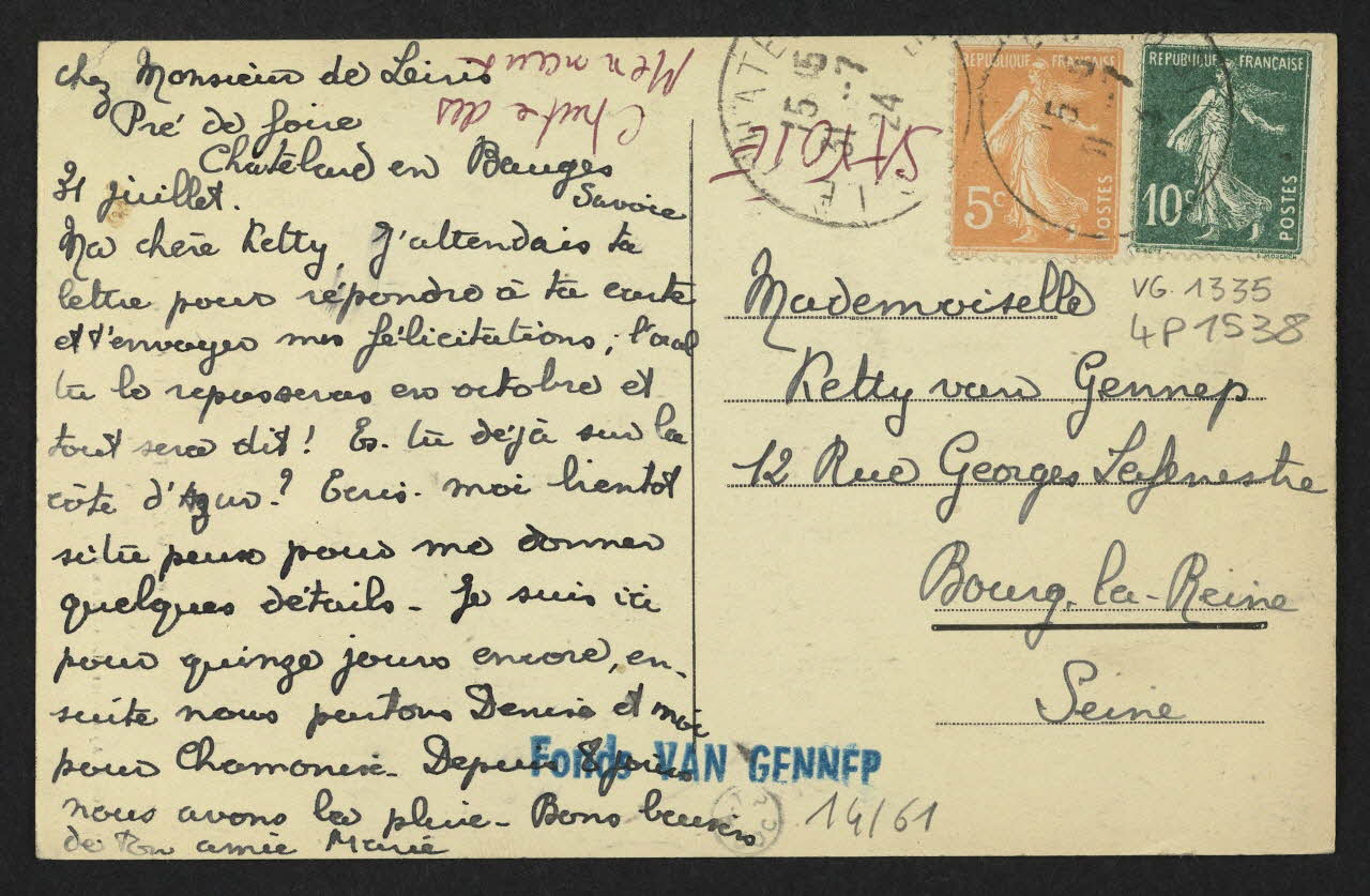carte postale LE CHATELARD, MASSIF DES BAUGES, CASCADE DES MENNAUX 4P1538 Photo