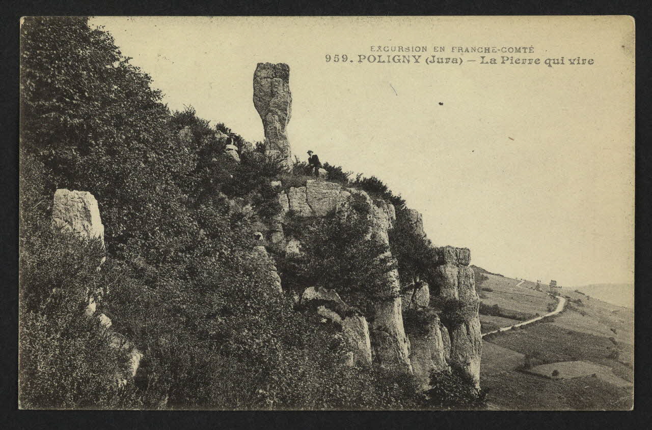 carte postale POLIGNY, LA PIERRE QUI VIRE 4P1540 Photo