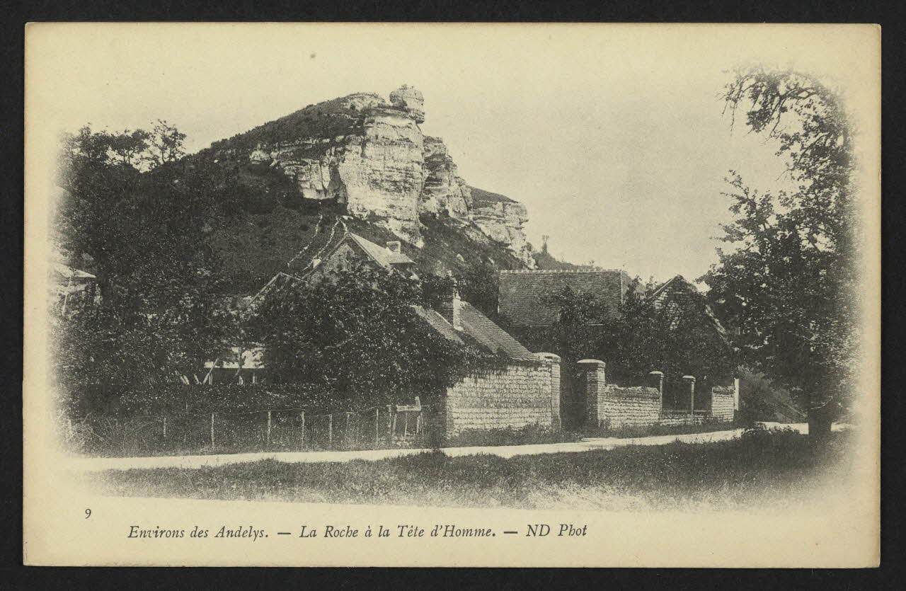 carte postale LA ROCHE A LA TETE D'HOMME 4P1550 Photo