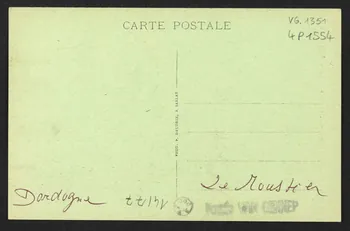 carte postale STATION PREHISTORIQUE DU MOUSTIER, LE PAS DU MIROIR 4P1554 Photo