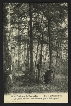 carte postale LA CROIX FAUVEL, UN FIEVREUX QUE LA FOI A GUERI 4P1555 Photo