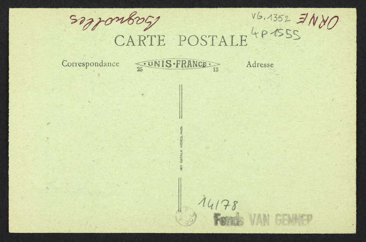 carte postale LA CROIX FAUVEL, UN FIEVREUX QUE LA FOI A GUERI 4P1555 Photo