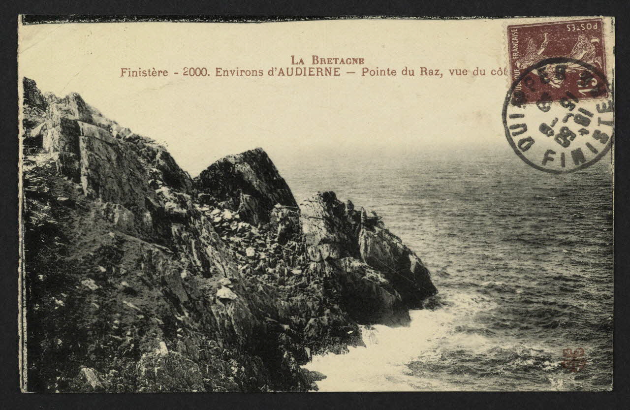 carte postale FINISTERE, ENVIRONS D'AUDIERNE, POINTE DU RAZ 4P1559 Photo