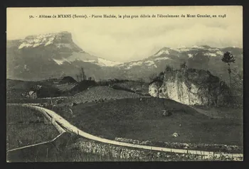 carte postale PIERRE HACHEE, LE PLUS GROS DEBRIS DE L'EBOULEMENT 4P1560  Photo