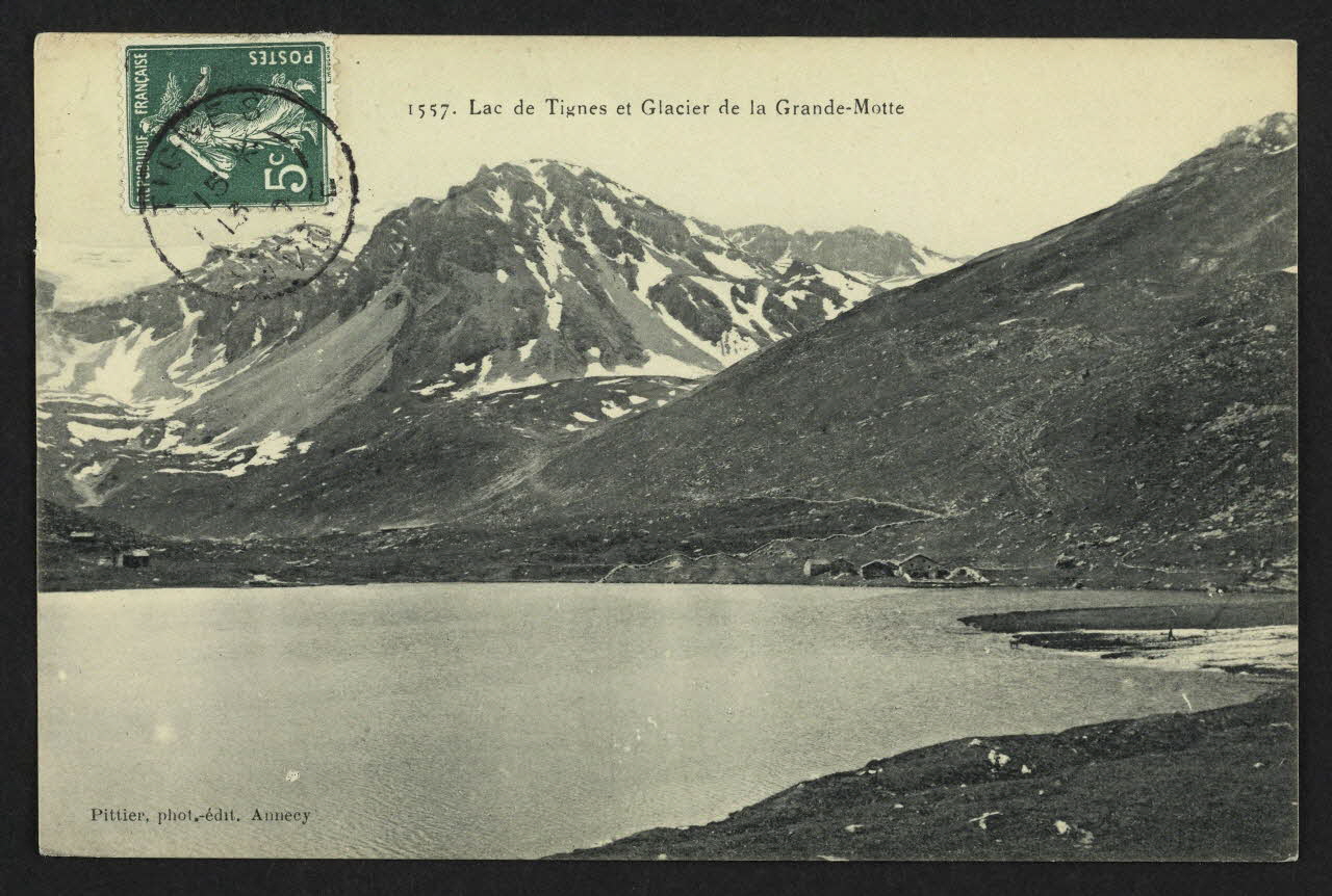 carte postale LAC DE TIGNES ET GLACIER DE LA GRANDE-MOTTE 4P1563 Photo
