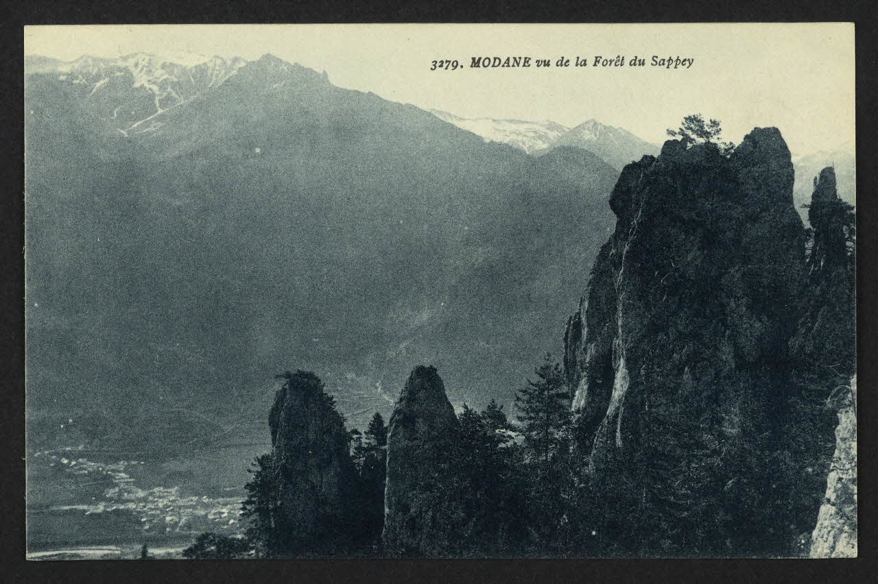 carte postale MODANE VU DE LA FORET DU SAPPEY 4P1565 Photo