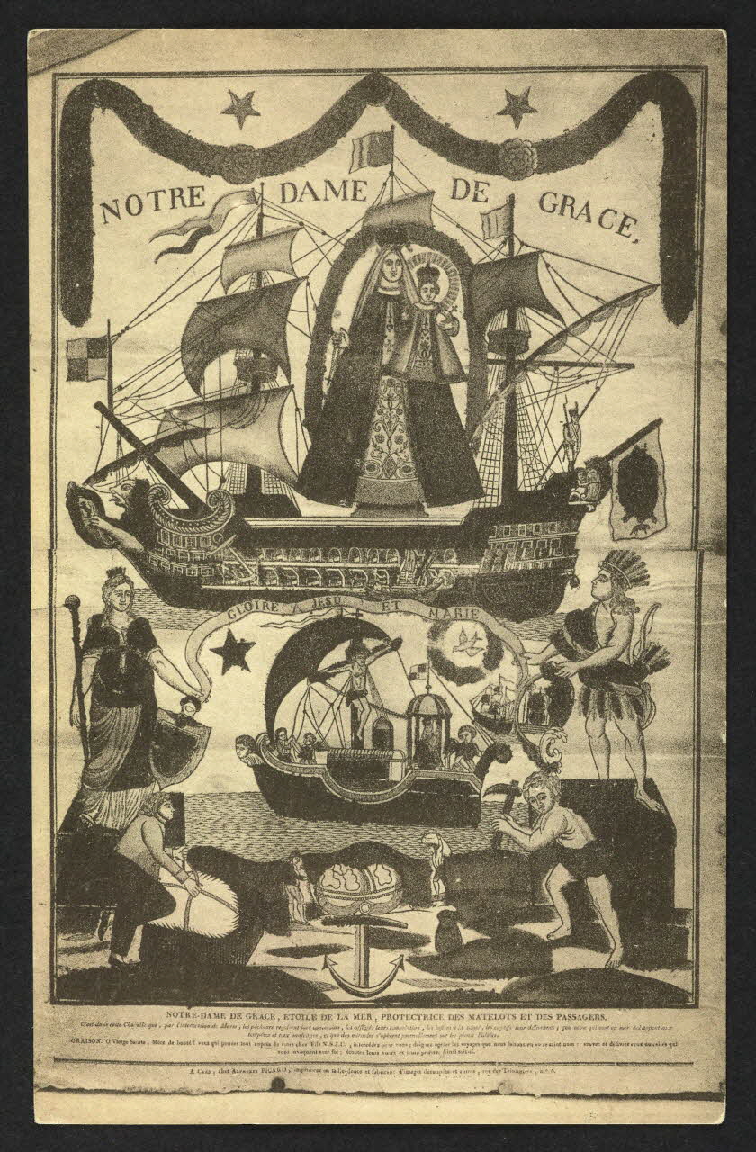 carte postale NOTRE DAME DE GRACE, UNE IMAGE POPULAIRE 4P1586 Photo