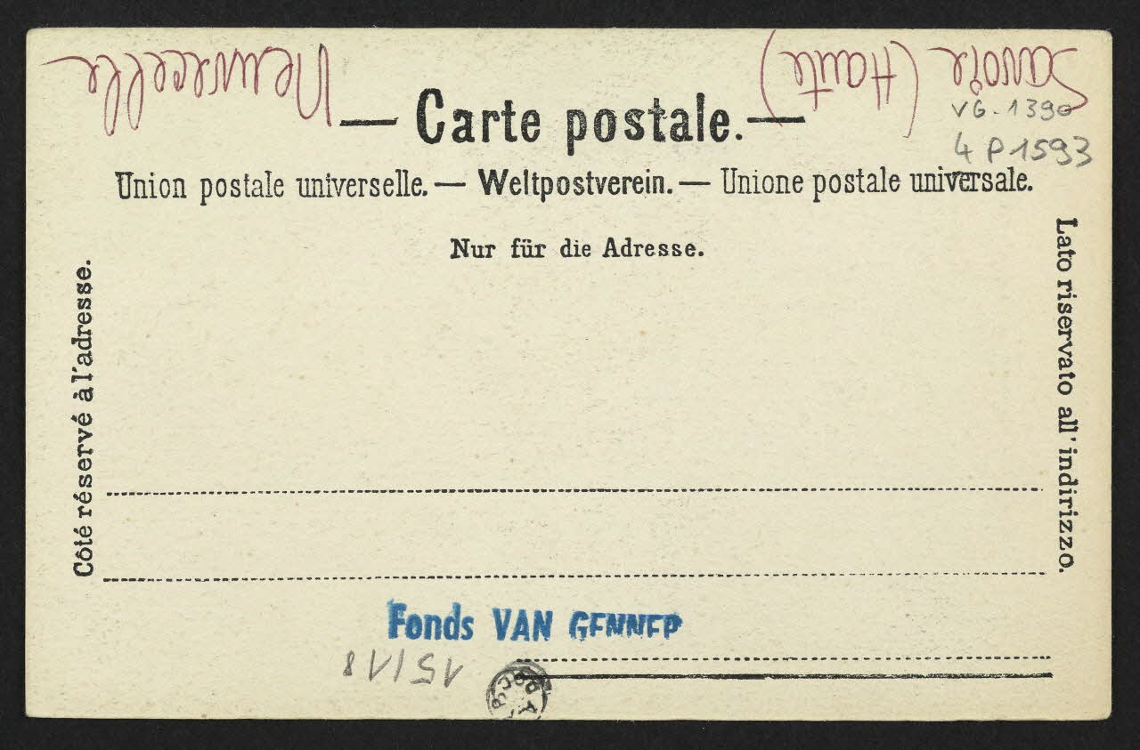 carte postale CHATAIGNIER DE NEUVECELLE SUR EVIAN 4P1593 Photo