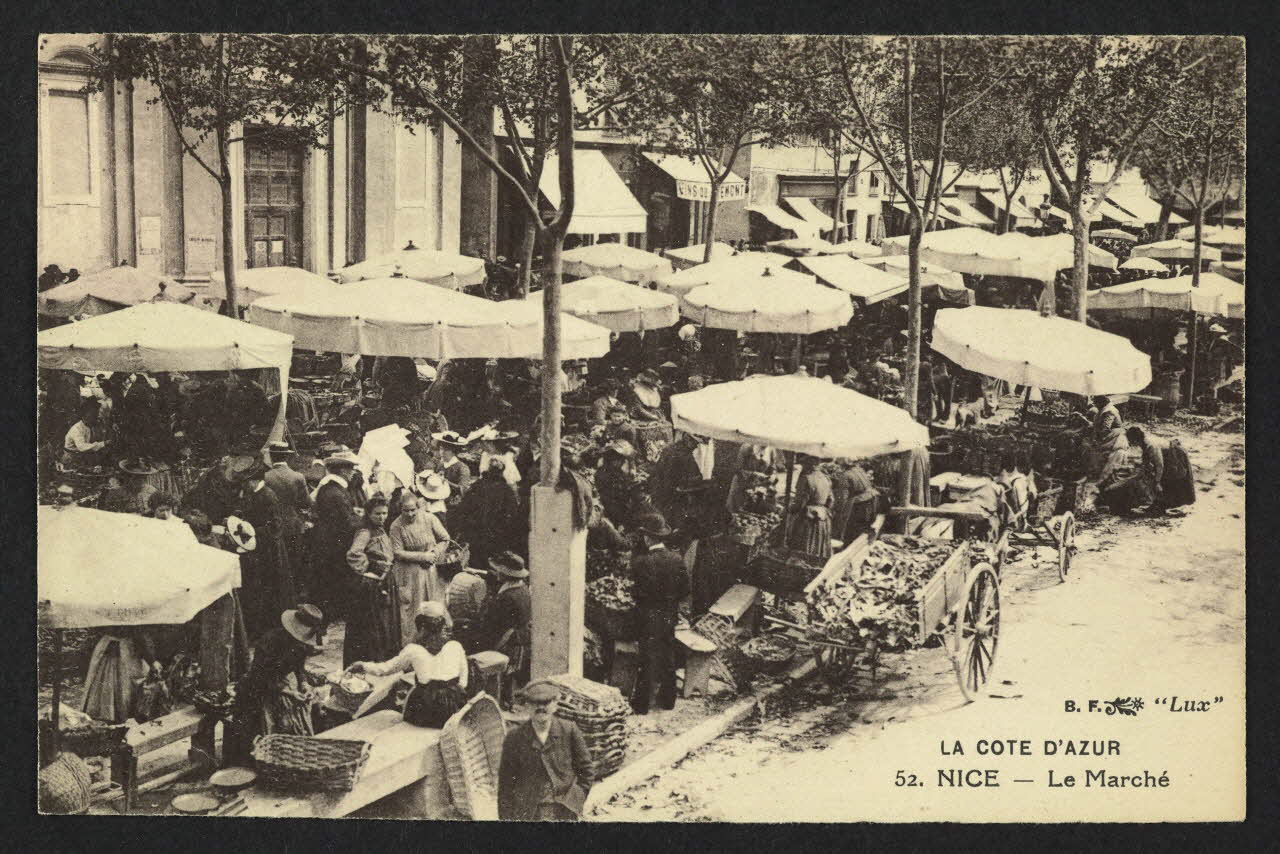 carte postale NICE, LE MARCHE 4P1612 Photo