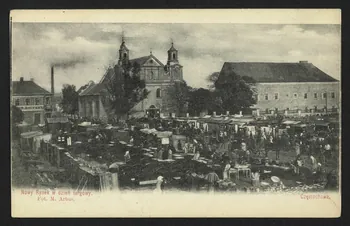 carte postale NOWY RYNEK W DZIEN TARGOWY 4P1614 Photo