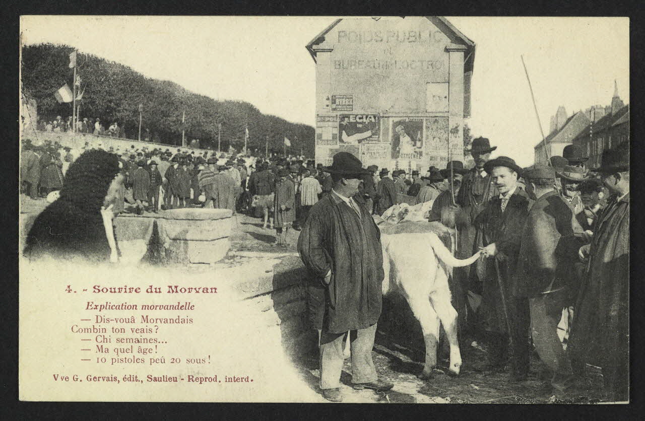 carte postale SOURIRE DU MORVAN, EXPLICATION MORVANDELLE 4P1617 Photo