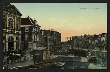 carte postale LEIDEN, AALMARKT 4P1622 Photo