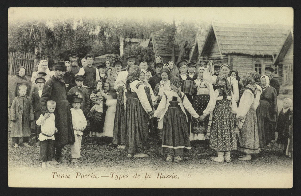 carte postale TYPES DELA RUSSIE 4P1630 Photo