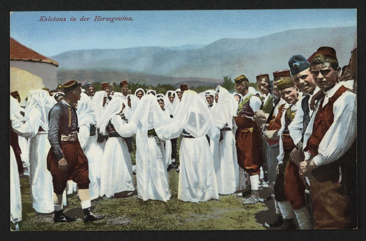 carte postale KOLOTANZ IN DER HERZEGOVINIA 4P1632 Photo