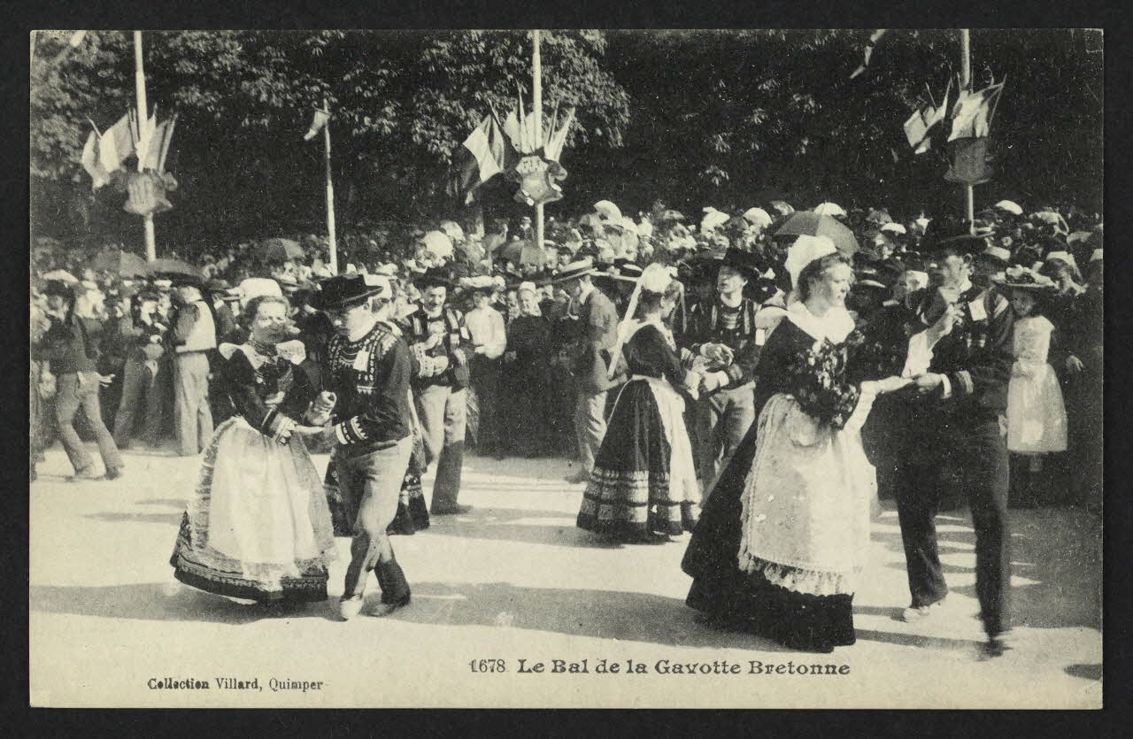 carte postale LE BAL DE LA GAVOTTE BRETONNE 4P1642 Photo