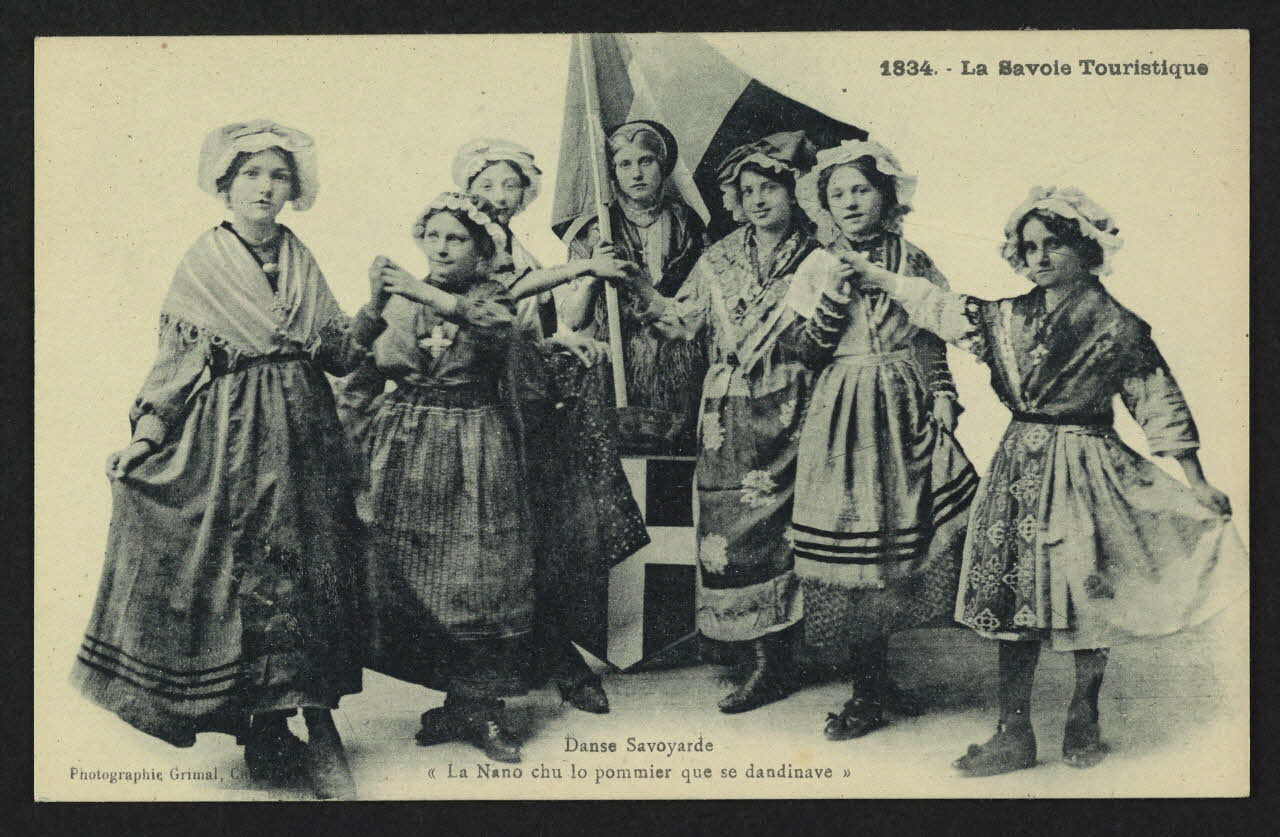 carte postale LA SAVOIE TOURISTIQUE, DANSE SAVOYARDE 4P1650 Photo