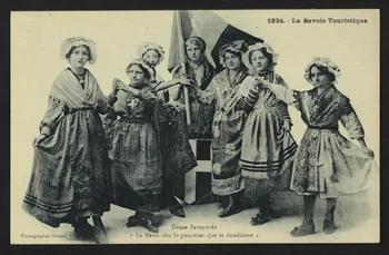 carte postale LA SAVOIE TOURISTIQUE, DANSE SAVOYARDE 4P1650  Photo