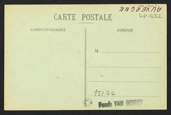 carte postale LE CANTAL, LA BOURREE 4P1652  Photo