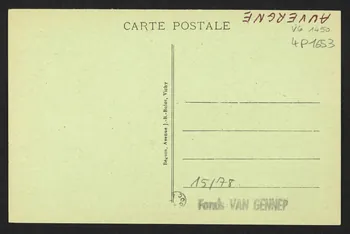 carte postale L'AUVERGNE PITTORESQUE, LA BOURREE 4P1653  Photo