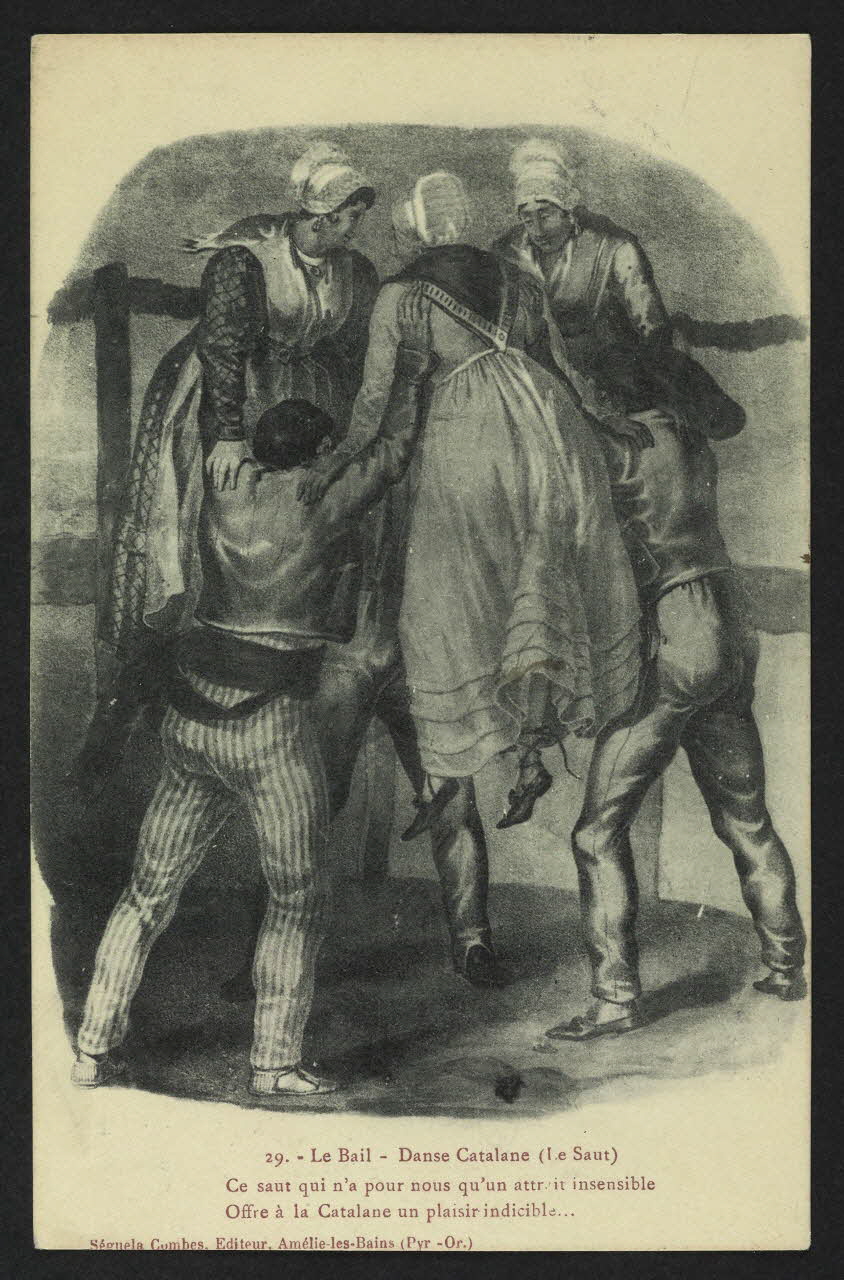 carte postale LE BAIL, DANSE CATALANE, (LE SAUT) 4P1662 Photo