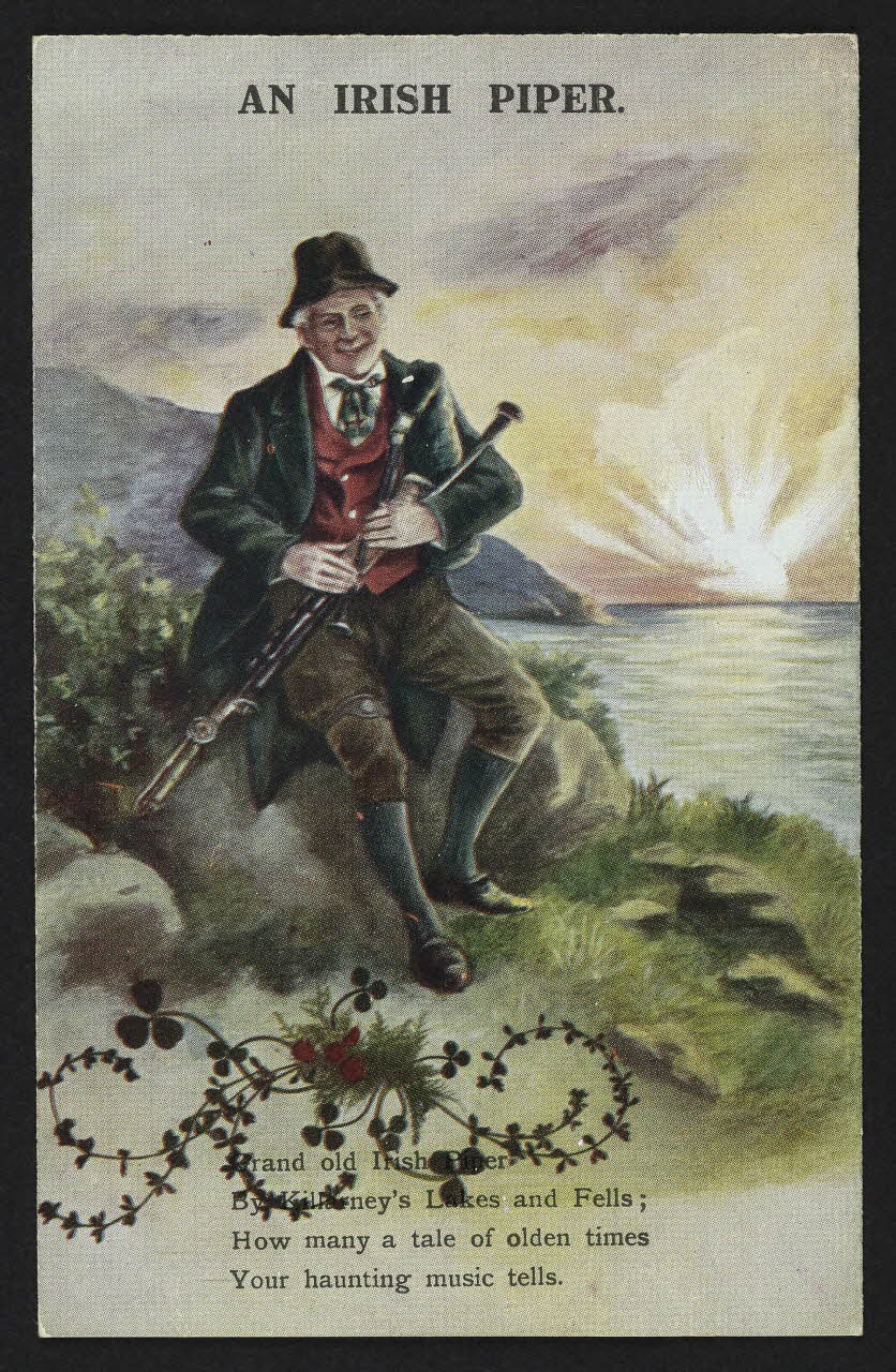carte postale AN IRISH PIPER 4P1688 Photo