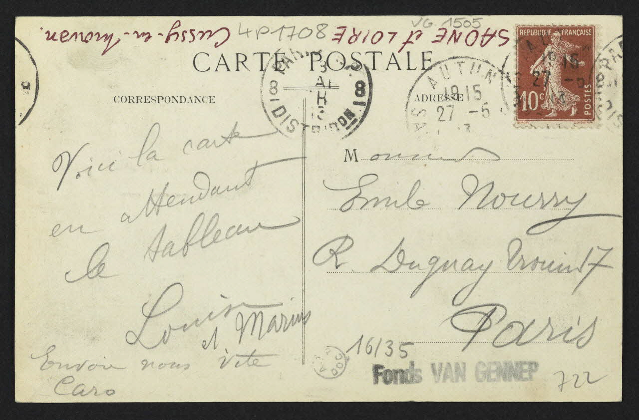carte postale L'HEURE DE LA MANILLE 4P1708 Photo