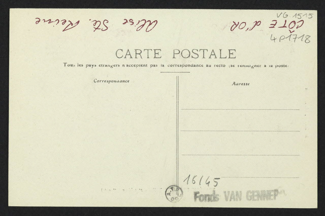 carte postale TRAGEDIE DE STE-REINE, CLEMENT, PERE DE REINE, LEONIC 4P1718 Photo