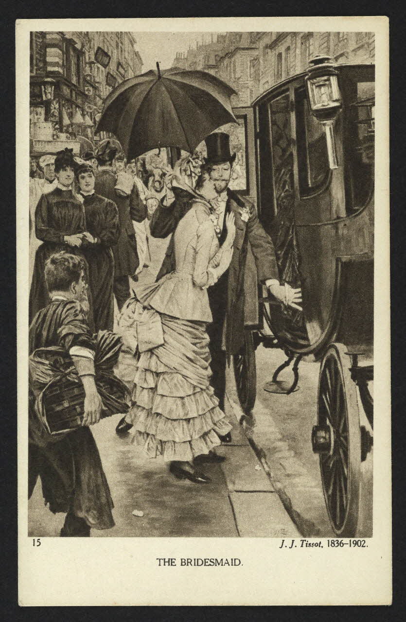 carte postale ORIGINAL DE TISSOT, THE BRIDESMAID 4P1719 Photo