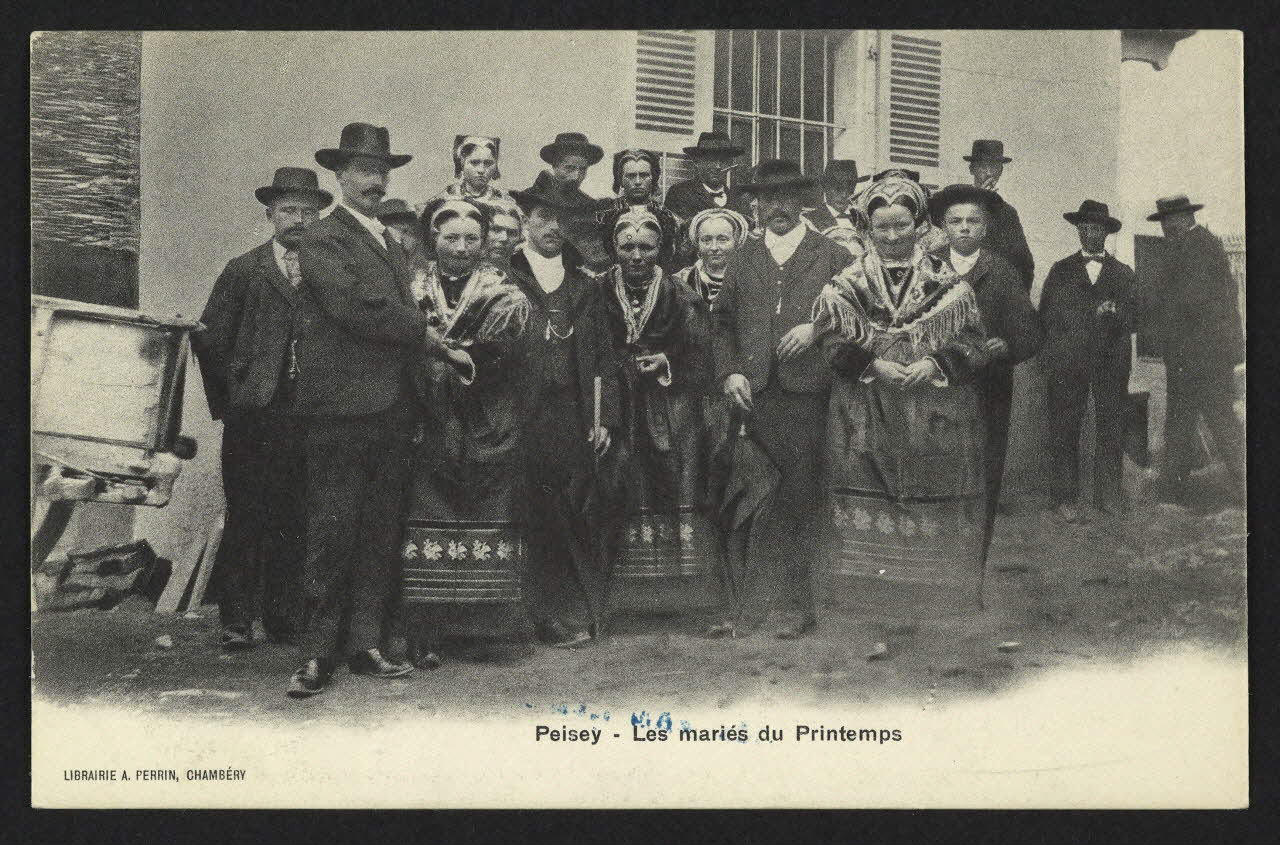 carte postale PEISEY, LES MARIES DU PRINTEMPS 4P1729 Photo